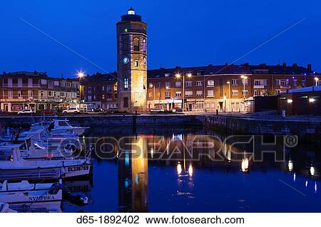 France, Nord-Pas de Calais Region, Nord Department, French Flanders Area, Dunkerque, Tour de Leughenaer, liars tower, 14th century, dusk View Large Photo Image Stock Image - France, Nord-Pas de Calais Region, Nord Department, French Flanders Area, Dunkerque, Tour de Leughenaer, liars tower, 14th century, dusk. Fotosearch