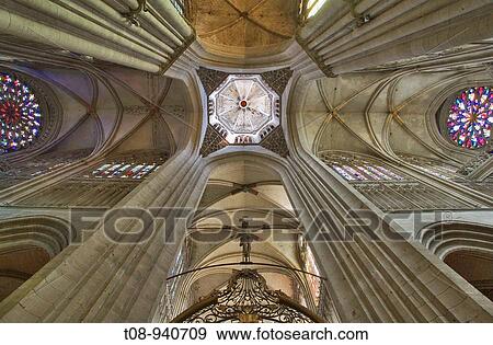 Stock Photo - france, normandie, eure, evreux, cath? dr? le. Fotosearch