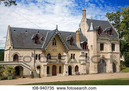 Stock Photography - france, normandie, jumi? ges: entr? e de l? abbaye. Fotosearch