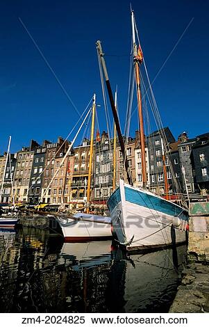 Stock Photography - FRANCE, NORMANDY, HONFLEUR, HARBOR.. Fotosearch