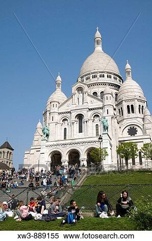 Stock Photography - France, Paris 75 Basilique du Sacr? -Coeur, Montmartre. Fotosearch