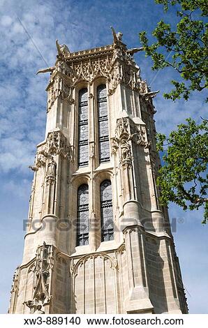France, Paris 75 Tour Saint-Jacques View Large Photo Image Stock Image - France, Paris 75 Tour Saint-Jacques. Fotosearch