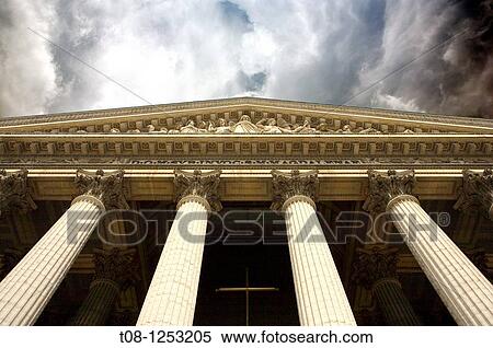 Stock Photography - France, Paris, Church of the Madeleine. Fotosearch