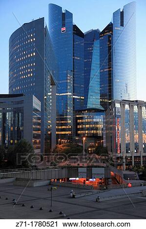 France, Paris, La D? fense, business district, skyscrapers, View Large Photo Image Stock Image - France, Paris, La D? fense, business district, skyscrapers,. Fotosearch