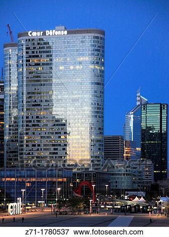 France, Paris, La D? fense, business district, modern architecture, View Large Photo Image Stock Photo - France, Paris, La D? fense, business district, modern architecture,. Fotosearch
