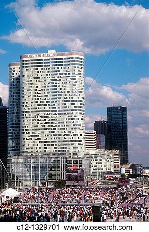 Stock Image - France, Paris, La Defense. Fotosearch