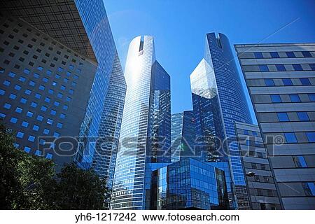 Stock Image - France, Paris, La Defense. Fotosearch
