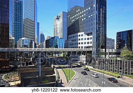Stock Image - France, Paris, La Defense. Fotosearch