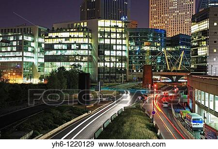 Stock Photo - France, Paris, La Defense. Fotosearch