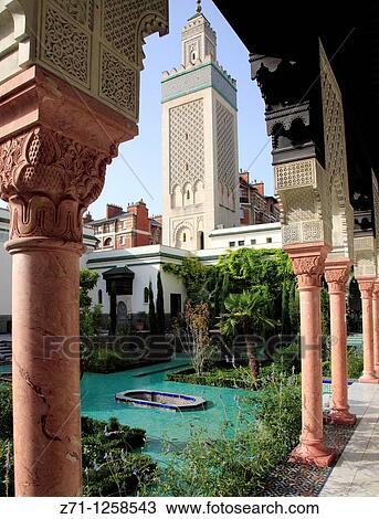 France, Paris, Mosque, View Large Photo Image Stock Image - France, Paris, Mosque,. Fotosearch