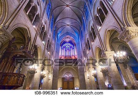 france, Paris, Notre-Dame: int? rieur View Large Photo Image Stock Image - france, Paris, Notre-Dame: int? rieur. Fotosearch