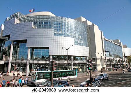 Stock Photo - France, Paris, Opera La Bastille.. Fotosearch