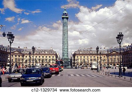 France, Paris, Place Vendome View Large Photo Image Picture - France, Paris, Place Vendome. Fotosearch