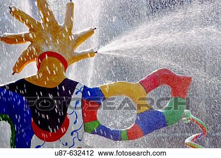 France, Paris, Stravinsky Fountain at George Pompidou Center, View Large Photo Image Stock Image - France, Paris, Stravinsky Fountain at George Pompidou Center,. Fotosearch