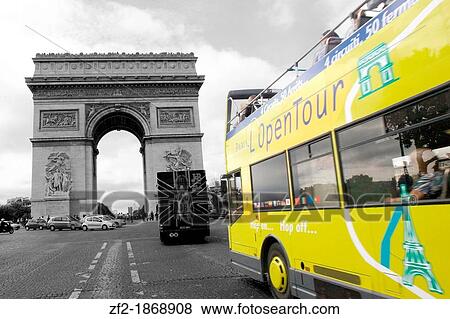 France, Paris, Triumphal arch on the place Charles de Gaulle View Large Photo Image Stock Photo - France, Paris, Triumphal arch on the place Charles de Gaulle. Fotosearch