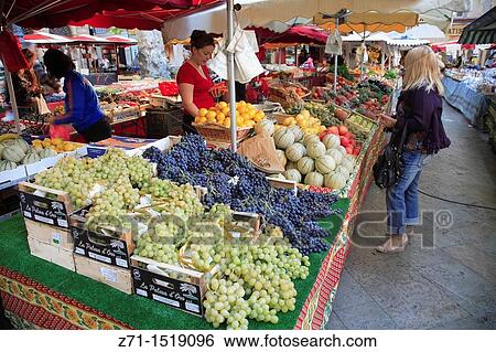 France, Provence, Aix en Provence, market View Large Photo Image Stock Photograph - France, Provence, Aix en Provence, market. Fotosearch