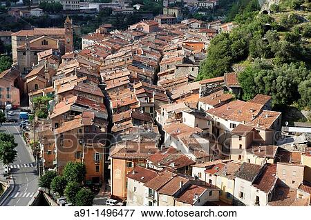 France, Provence, Alpes maritimes 06, Roya valley, Breil sur Roya View Large Photo Image Stock Photo - France, Provence, Alpes maritimes 06, Roya valley, Breil sur Roya. Fotosearch