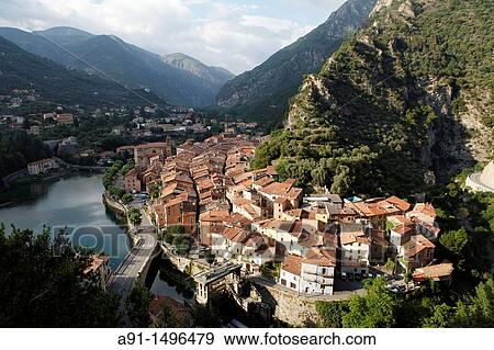 France, Provence, Alpes maritimes 06, Roya valley, Breil sur Roya View Large Photo Image Stock Photo - France, Provence, Alpes maritimes 06, Roya valley, Breil sur Roya. Fotosearch