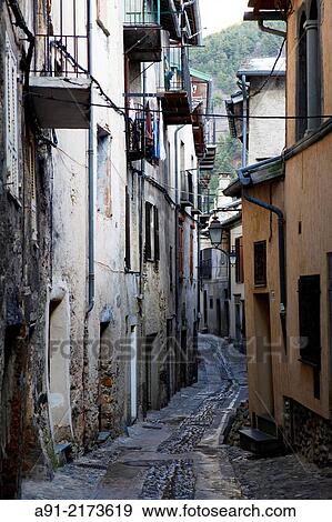 Stock Photo - France, Provence, Alpes Maritimes (06), Roya valley, Tende, attached to France from Italy since 1947. Fotosearch