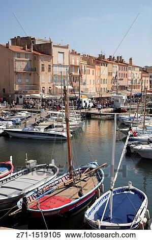France, Provence, C? te d? Azur, St-Tropez View Large Photo Image Stock Photography - France, Provence, C? te d? Azur, St-Tropez. Fotosearch