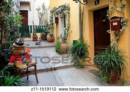 France, Provence, Grasse, street scene. View Large Photo Image Stock Image - France, Provence, Grasse, street scene.. Fotosearch