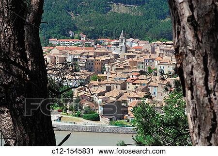 France, Sisteron View Large Photo Image Stock Image - France, Sisteron. Fotosearch
