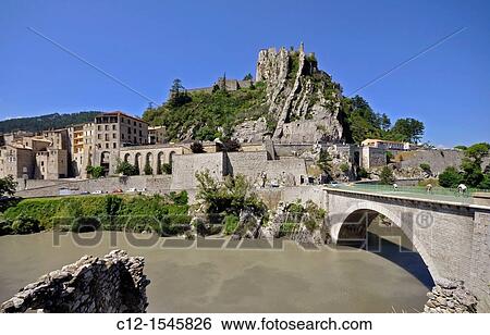 France, Sisteron View Large Photo Image Stock Photograph - France, Sisteron. Fotosearch