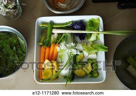 France, Vend? e, Challans, duck blood, restaurant? le Logis de la Chabotterie?, one star Michelin Chef Thierry Drapeau l? gumes nouveaux pour la canne laqu? e. View Large Photo Image Stock Image - France, Vend? e, Challans, duck blood, restaurant? le Logis de la Chabotterie?, one star Michelin Chef Thierry Drapeau l? gumes nouveaux pour la canne laqu? e.. Fotosearch