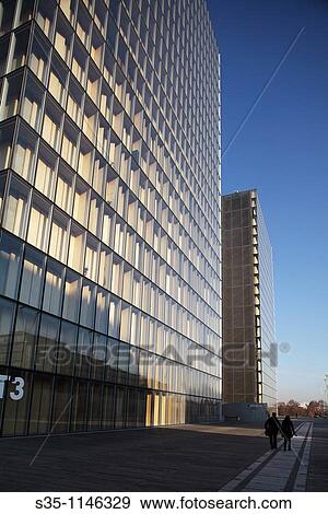 Stock Photo - Francois Mitterrand National Library of France, Paris,? le-de-France, France. Fotosearch