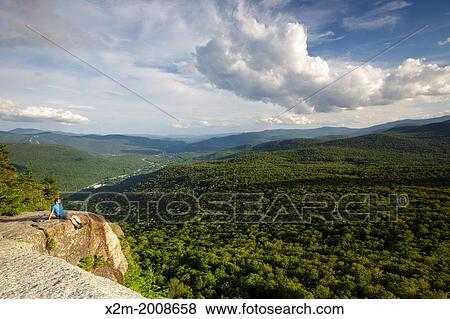 Franconia Notch State Park - Scenic view from the summit of Mount Pemigewasset in Lincoln, New Hampshire USA during the summer months. View Large Photo Image Stock Photo - Franconia Notch State Park - Scenic view from the summit of Mount Pemigewasset in Lincoln, New Hampshire USA during the summer months.. Fotosearch