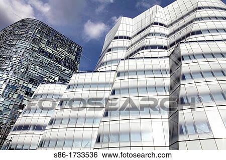 Stock Photograph - Frank Gehry Designed IAC Building, New York, NY, USA. Fotosearch