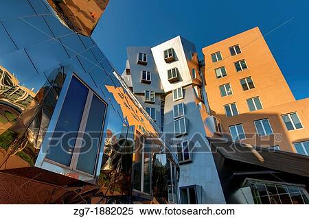 Stock Photography - Frank Gehry's Stata Center at the Massachusetts Institute of Technology. Fotosearch