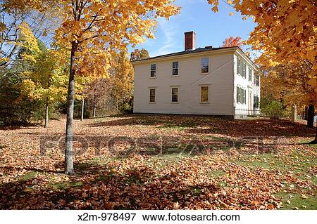 Franklin Pierce Homestead during the autumn months in Hillsborough, New Hampshire USA which is part of scenic New England The homestead was built in 1804 & was the boyhood home of Franklin Pierce View Large Photo Image Stock Photo - Franklin Pierce Homestead during the autumn months in Hillsborough, New Hampshire USA which is part of scenic New England The homestead was built in 1804 & was the boyhood home of Franklin Pierce. Fotosearch