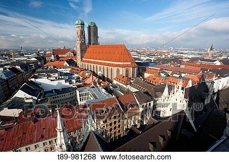 Frauenkirche Munich Germany View Large Photo Image Stock Photo - Frauenkirche Munich Germany. Fotosearch