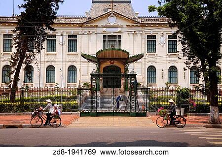 frech colonial architecture in hanoi. vietnam View Large Photo Image Stock Photo - frech colonial architecture in hanoi. vietnam. Fotosearch