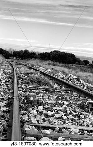 Free rail line, Aigues-mortes, Gard, France. View Large Photo Image Stock Image - Free rail line, Aigues-mortes, Gard, France.. Fotosearch