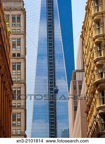 Freedom Tower, 1 World Trade Center, World Trade Center Memorial, Ground Zero, Downtown, Manhattan, New York City, New York, USA, United States of America. View Large Photo Image Picture - Freedom Tower, 1 World Trade Center, World Trade Center Memorial, Ground Zero, Downtown, Manhattan, New York City, New York, USA, United States of America.. Fotosearch