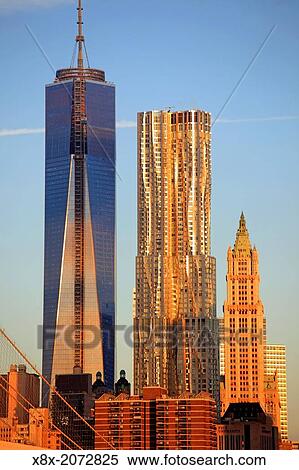 Freedom Tower at World Trade Center, New York City, USA. View Large Photo Image Stock Photography - Freedom Tower at World Trade Center, New York City, USA.. Fotosearch
