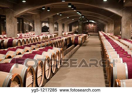 French oak barrels in the aging cellar of the Robert Mondavi Vinery, Napa Valley, California, USA View Large Photo Image Stock Photography - French oak barrels in the aging cellar of the Robert Mondavi Vinery, Napa Valley, California, USA. Fotosearch