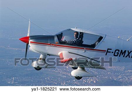 French plane Robin DR400-120 in flight, France View Large Photo Image Stock Image - French plane Robin DR400-120 in flight, France. Fotosearch