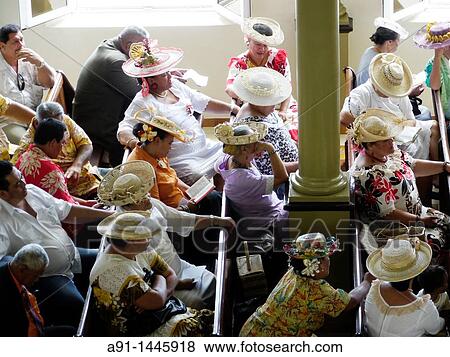 French Polynesia, leeward islands archipelago, island of Tahiti, sunday mass in Papeete, temple of Paofai View Large Photo Image Stock Photo - French Polynesia, leeward islands archipelago, island of Tahiti, sunday mass in Papeete, temple of Paofai. Fotosearch