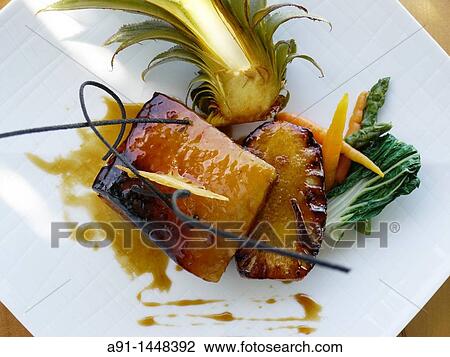 French Polynesia, Windward islands archipelago, bora bora island, Hotel and resort Meridien, gastronomy by chef Georges, piglet View Large Photo Image Stock Image - French Polynesia, Windward islands archipelago, bora bora island, Hotel and resort Meridien, gastronomy by chef Georges, piglet. Fotosearch