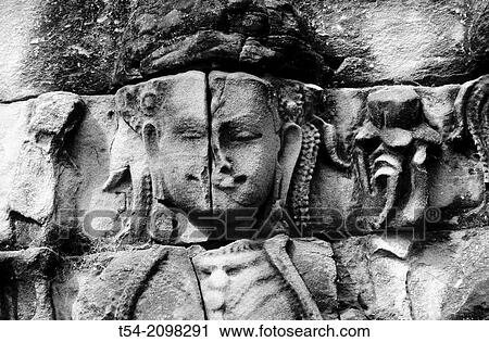 Fresco of a Buddha with evil in Angkor Wat View Large Photo Image Stock Image - Fresco of a Buddha with evil in Angkor Wat. Fotosearch