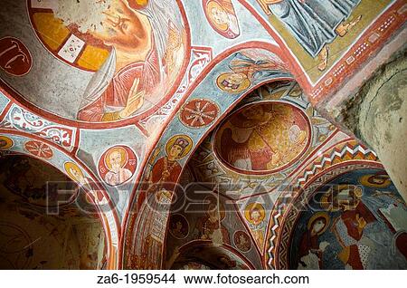 Frescoes in Elmali church, Goreme Open Air Museum. Cappadocia, Central Anatolia, Turkey. View Large Photo Image Picture - Frescoes in Elmali church, Goreme Open Air Museum. Cappadocia, Central Anatolia, Turkey.. Fotosearch