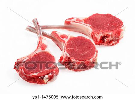 Fresh Lamb Chops against White Background View Large Photo Image Stock Photography - Fresh Lamb Chops against White Background. Fotosearch