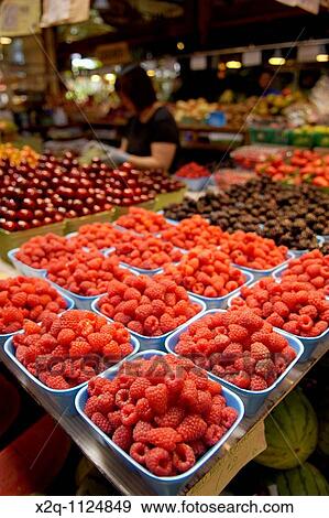 Fresh seasonal fruit in Granville Island Public Market Vancouver British Columbia Canada View Large Photo Image Stock Photo - Fresh seasonal fruit in Granville Island Public Market Vancouver British Columbia Canada. Fotosearch