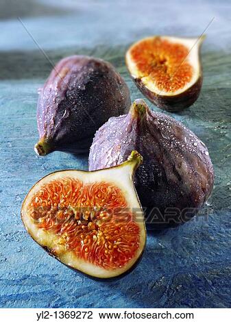 Fresh whole & cut figs View Large Photo Image Stock Image - Fresh whole & cut figs. Fotosearch