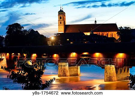 Fridolin Minster and old, timbered bridge, both landmarks of Bad Saeckingen View Large Photo Image Stock Image - Fridolin Minster and old, timbered bridge, both landmarks of Bad Saeckingen. Fotosearch