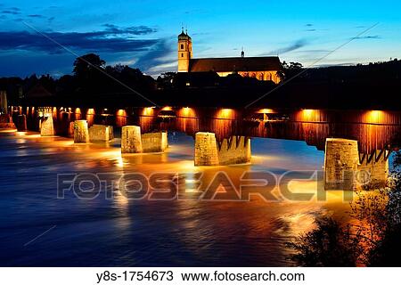 Fridolin Minster and old, timbered bridge, both landmarks of Bad Saeckingen View Large Photo Image Stock Image - Fridolin Minster and old, timbered bridge, both landmarks of Bad Saeckingen. Fotosearch