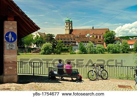 Fridolin Minster and old, timbered bridge, both landmarks of Bad Saeckingen View Large Photo Image Stock Photo - Fridolin Minster and old, timbered bridge, both landmarks of Bad Saeckingen. Fotosearch